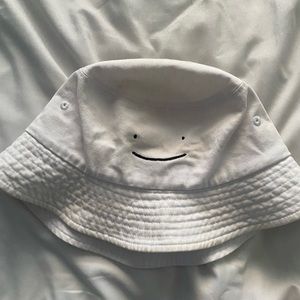 Dream Smile White Bucket Hat